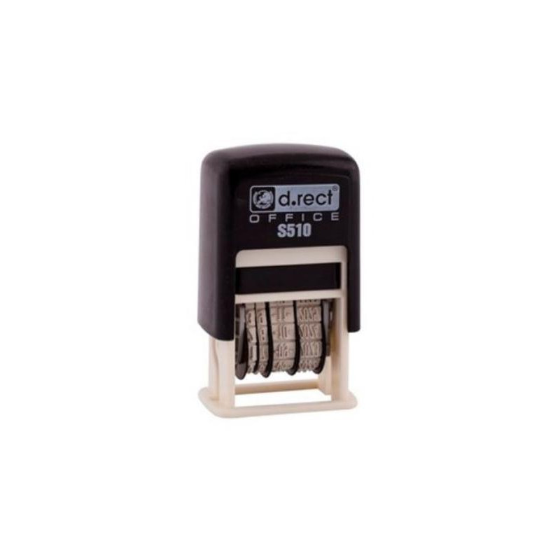 Dátumová pečiatka D.RECT S510 čierna