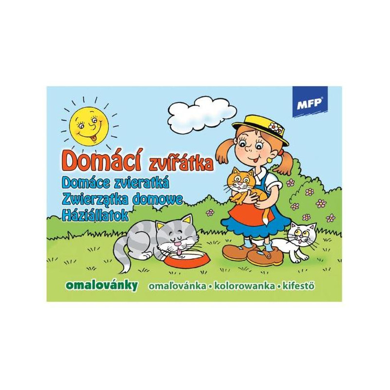 Maľovanka A5 Domáce zvieratká