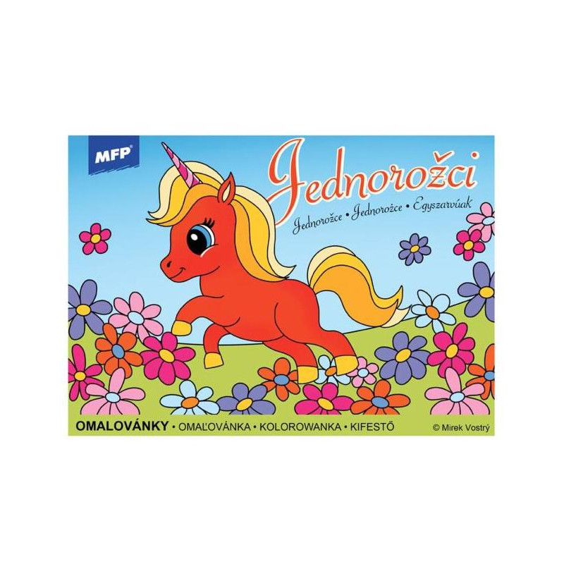 Maľovanka A5 Jednorožci