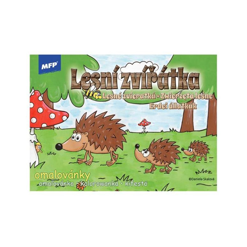 Maľovanka A5 Lesné zvieratká