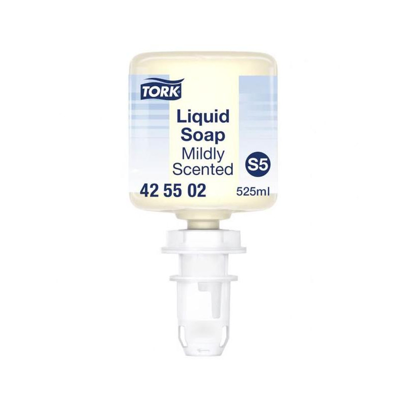 Jemne parfumované tekuté mydlo mini Tork, S5