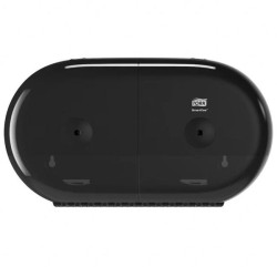 Twin Mini zásobník na toaletný papier Tork SmartOne, čierny T9