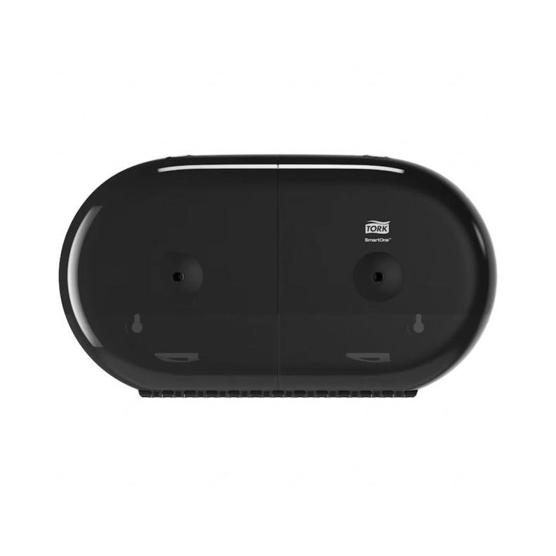 Twin Mini zásobník na toaletný papier Tork SmartOne, čierny T9