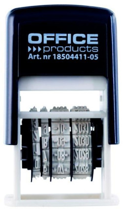 Pečiatka Office products Dátumovka samofarbiaca digitálna čierna