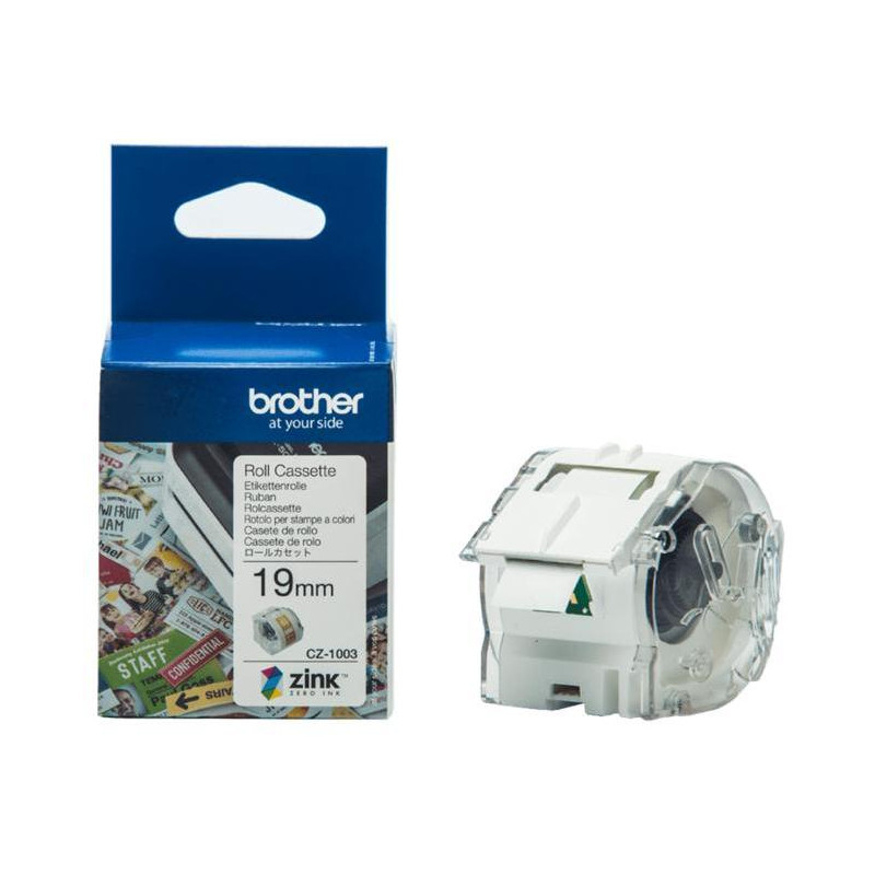 Samolepiace etikety Brother CZ-1003, 19mm x 5m, pre VC-500W