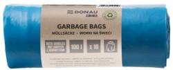 Vrecia zaväzovacie DONAU ECO 100 ℓ, 35 mic,10 ks, modré