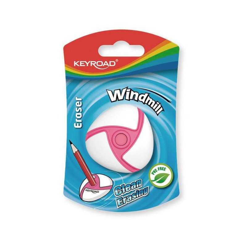 Guma univerzálna KEYROAD Windmill blister mix farieb