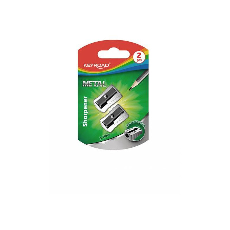 Strúhadlo KEYROAD Metal hliníkové 2ks blister