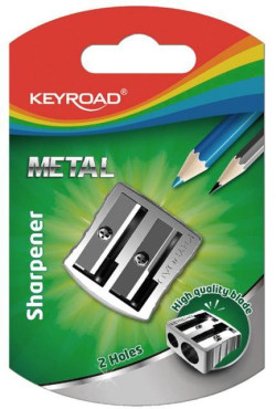 Strúhadlo KEYROAD Metal hliníkové s dvomi otvormi