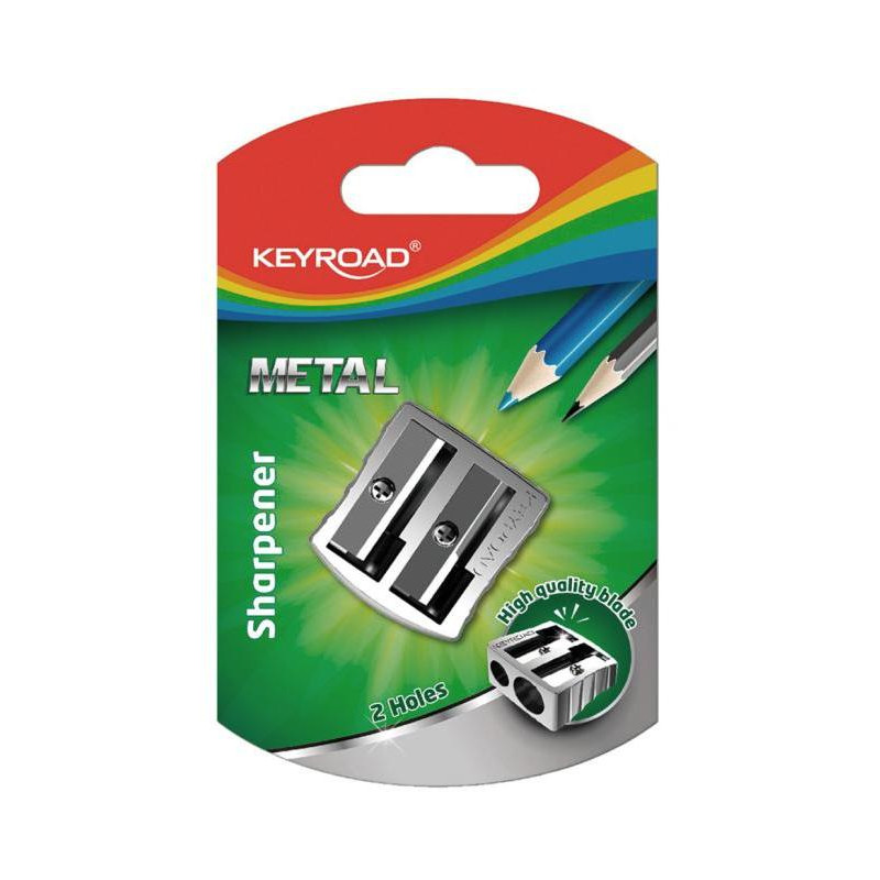 Strúhadlo KEYROAD Metal hliníkové s dvomi otvormi