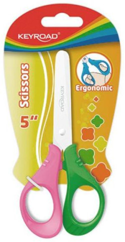 Školské nožnice KEYROAD blister mix farieb