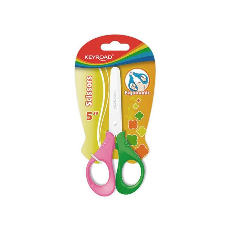 Školské nožnice KEYROAD blister mix farieb