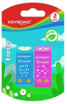 Guma KEYROAD Animal 2ks blister čierna