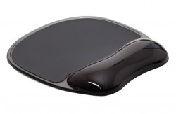 Podložka pod myš a zápästie gélová Q-CONNECT čierna