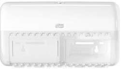 Zásobník na toaletný papier v kotúči Tork, biely T4