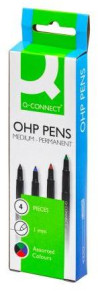 Sada permanentných popisovačov Q-CONNECT M 4S 0,8 mm