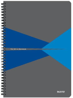 Blok Leitz Office Card A4 90 listov linajkový modrý
