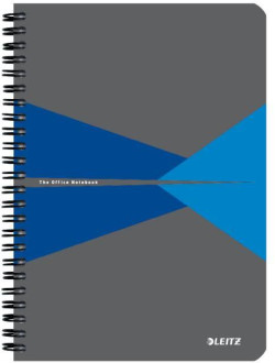 Blok Leitz Office Card A5 90 listov linajkový modrý