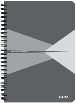 Blok Leitz Office Card A5 90 listov linajkový sivý