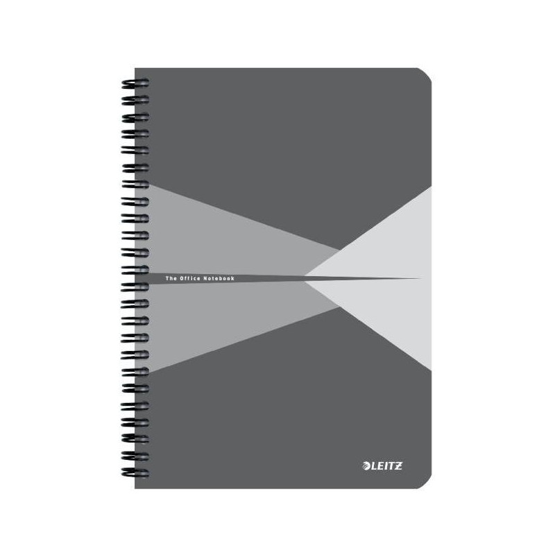 Blok Leitz Office Card A5 90 listov linajkový sivý