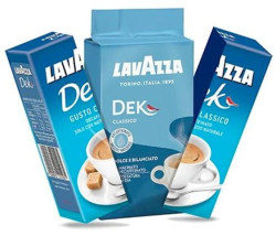 Káva LAVAZZA DEK bezkofeinová, mletá, sáčok, 250 g