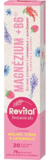 Revital Botanicals Magnézium + B6, 20 šumivých tabliet