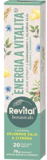 Revital Botanicals Energia a vitalita, 20 šumivých tabliet