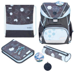 Školská taška Herlitz UltraLight+XL Futbal, sada