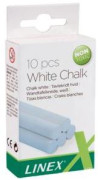 Kriedy školské biele LINEX okrúhle, 10 ks