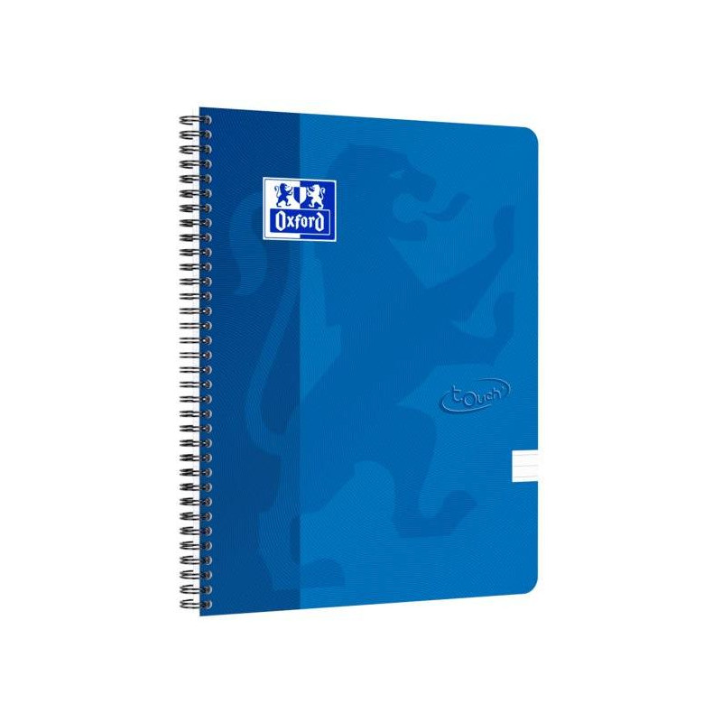 Blok Oxford Nordic Touch modrý, A4+, 70 listov, linajkový