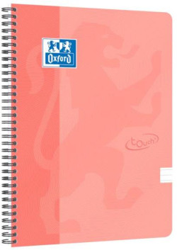 Blok Oxford Nordic Touch lososový, A4+, 70 listov, linajkový
