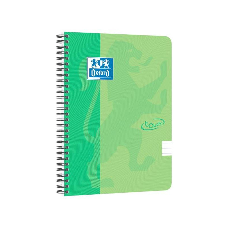 Blok Oxford Nordic Touch zelený, A5+, 70 listov, linajkový