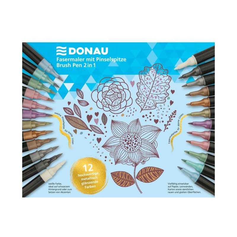 Sada metalických lakových popisovačov DONAU