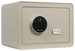 Nábytkový sejf Vintage, elektronický, béžový