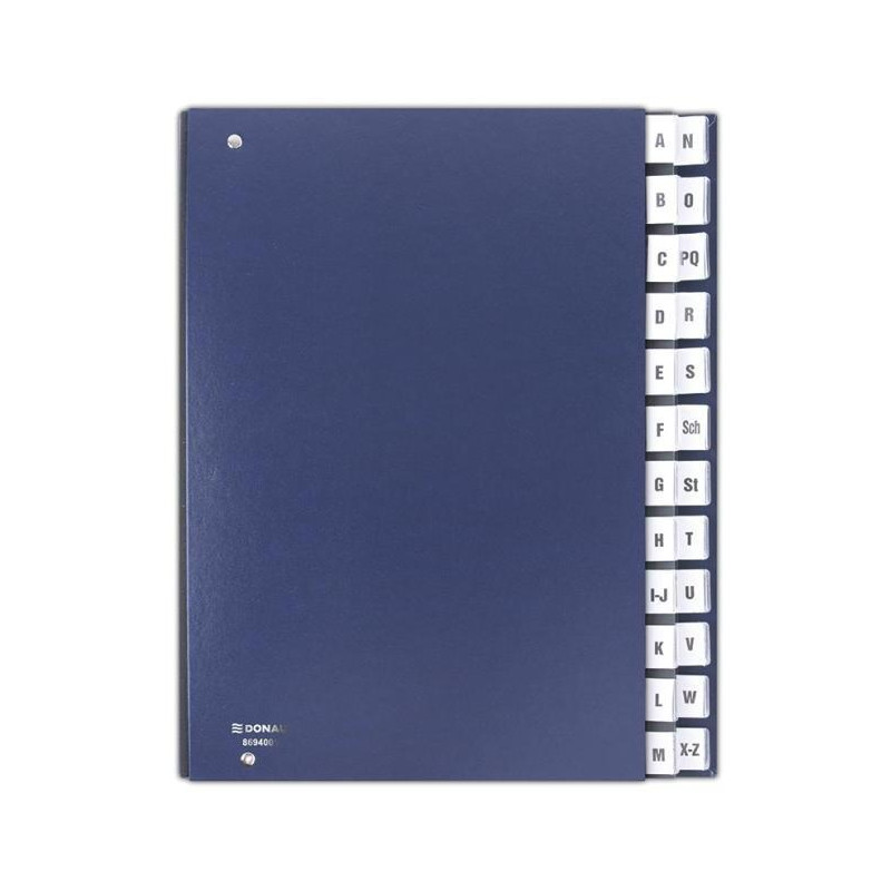 Podpisová kniha A-Z DONAU tmavomodrá