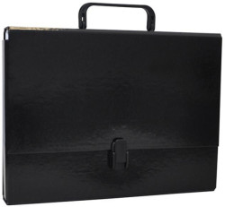 Aktovka s držadlom Office Products na dokumenty A4 čierna