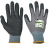 Rukavice z úpletu NYROCA MAXIM DOTS, čierno/sivé, veľ. 11/XXL