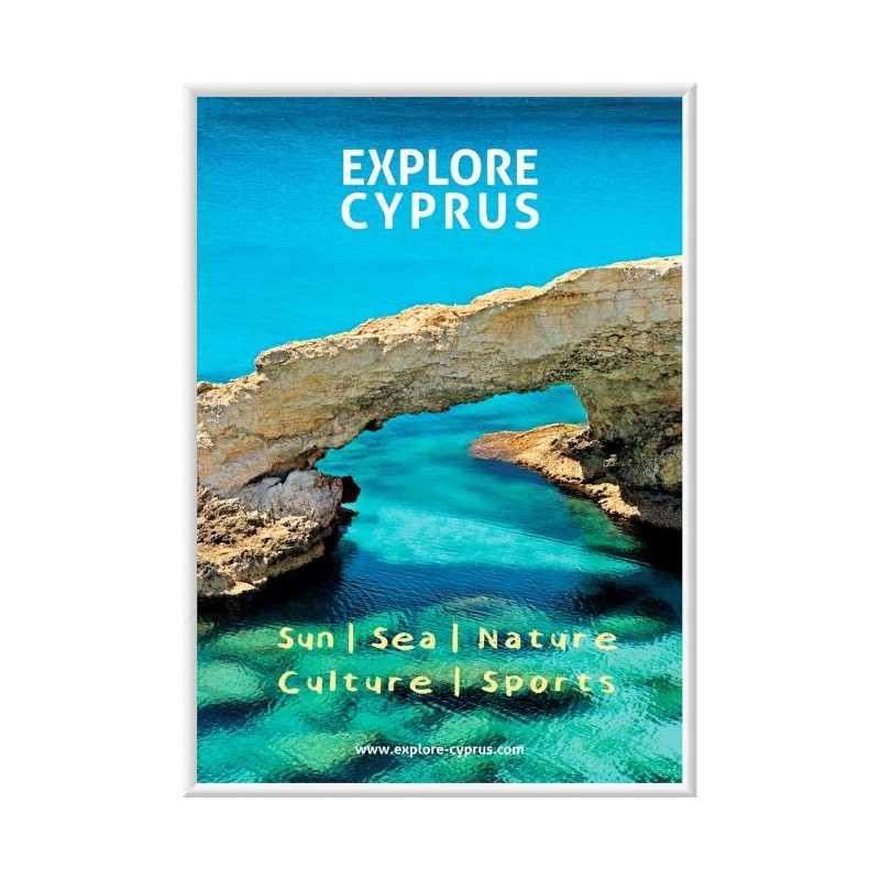 Klaprám A0, ostrý roh, strieborný Klaprám veľkosti AO