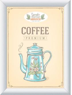 Klaprám A5, ostrý roh, strieborný Klaprám veľkosti A5