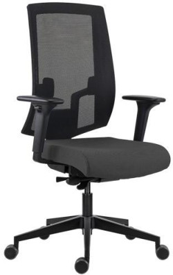 Kancelárska stolička LAPEL Alu, podrúčky, BN6 antracit