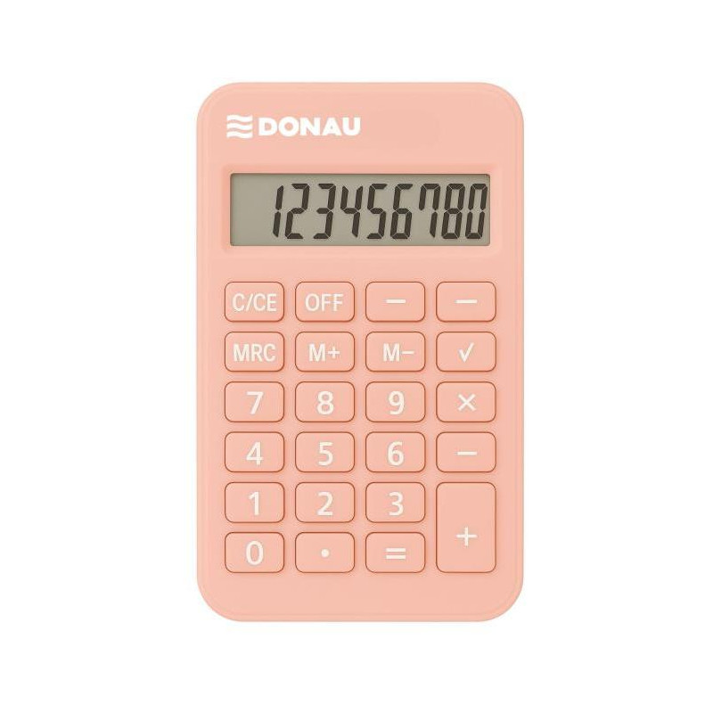 Kalkulačka Donau Tech K-DT2082 ružová
