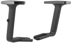 Plastové podrúčky výškovo nastaviteľné 2D, AR 11 čierne 2ks