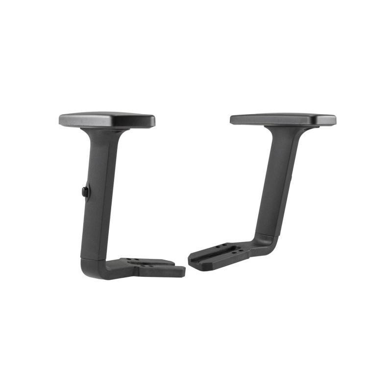 Plastové podrúčky výškovo nastaviteľné 2D, AR 11 čierne 2ks