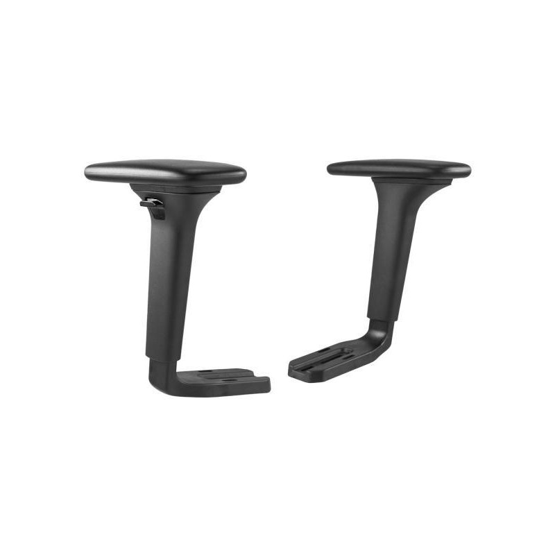 Plastové podrúčky výškovo nastaviteľné 4D, AR 12 čierne 2 ks