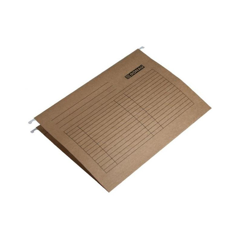 Závesný obal DONAU hnedý 25 ks