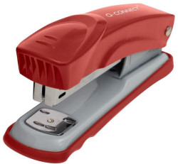 Zošívačka Q-CONNECT s obalom z ABS plastu červená/sivá 20 listov