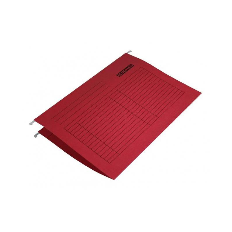 Závesný obal DONAU červený 25 ks