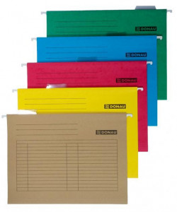 Závesný obal DONAU žltý 25 ks