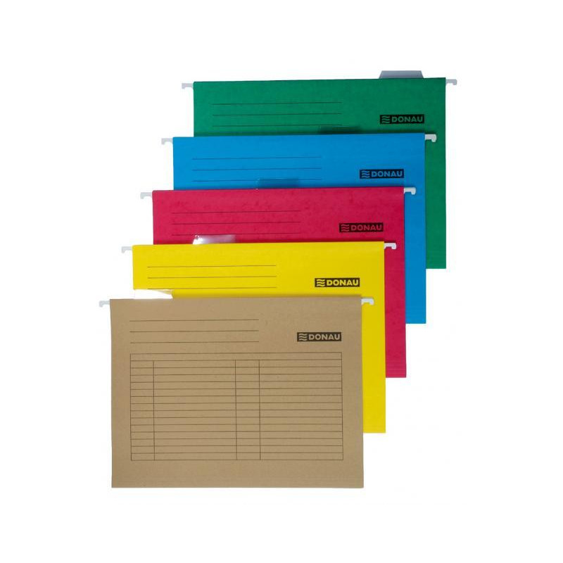 Závesný obal DONAU žltý 25 ks