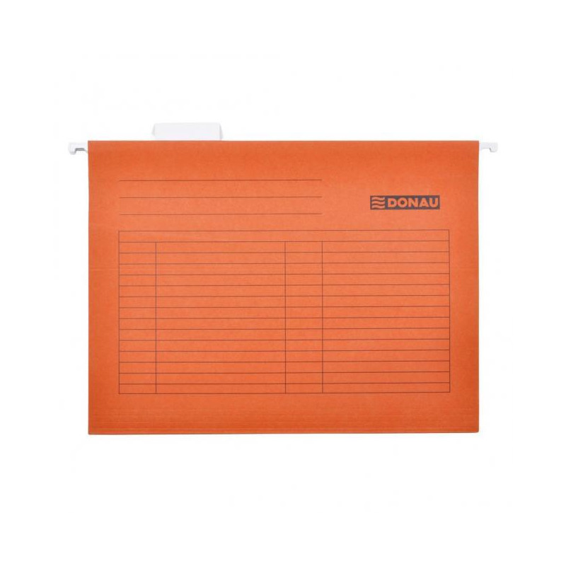 Závesný obal DONAU oranžový 25 ks